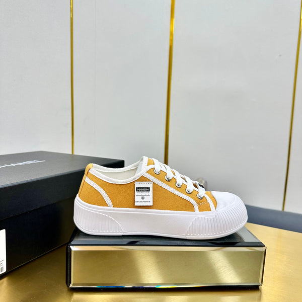CC 26s Platform Sneakers Orange Canvas 832621
