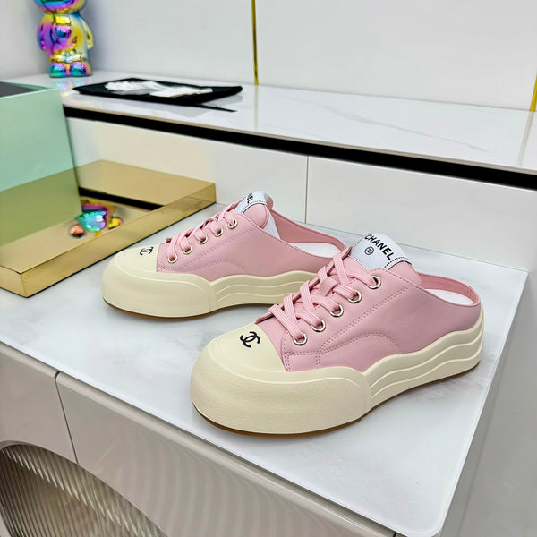 CC 25 Mules Sneaker Pink Calfskin 331189