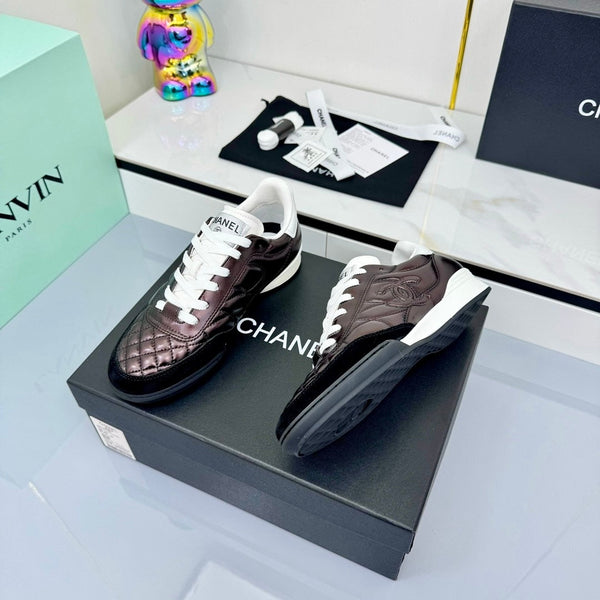 CC 25 Trainers Black & Purple Cowhide 413832