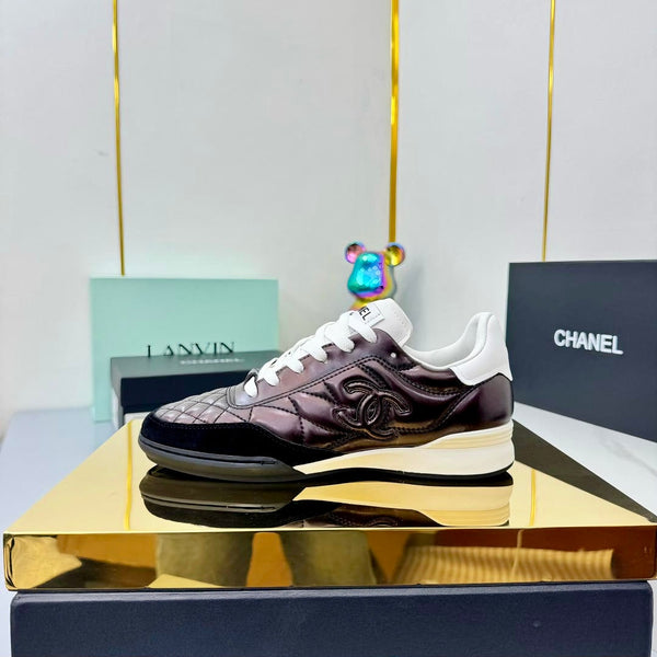 CC 25 Trainers Black & Purple Cowhide 413832