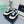 CC 25C Panda Sneakers Black White Sheepskin Mesh 413850