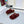 CL 25s Triomphe Slides 50mm Dark Burgundy Wool & Rubber 434463