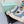 Sneaker alta Chanel 25 in denim di vacchetta azzurro chiaro bianco Frabic 469780