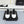 CC 25 Boutiques Sneaker Black White Suede Fabric