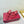GG Vittoria Thong Sandals Red Canvas 714871