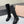 MIU MIU high boots black sheepskin 461852