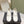 Mocassins CC 26SS Cuir de vachette blanc 6cm 653499