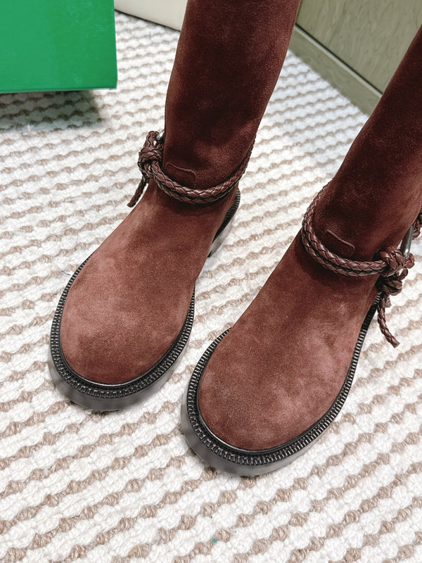 BV James Long Boot Brown Suede 548534