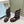 Pra 2025 Boot With Two Silver Buckle Dark Brown Calfskin 556291