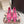 DG Pumps Crystals 6.5cm Hot Pink Taormina Lace 663077