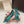 DG Pumps Crystals 6.5cm Teal Green Taormina Lace 663078