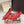 DG Pumps Crystals 6.5cm Red Taormina Lace 663081