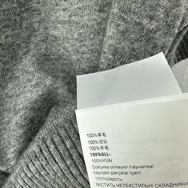 Miumiu 2026 Short-sleeved T-shirt Smoky Gray Cashmere 349057