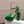 CD 26s High Heel Sandals 120 Mm In Green Satin