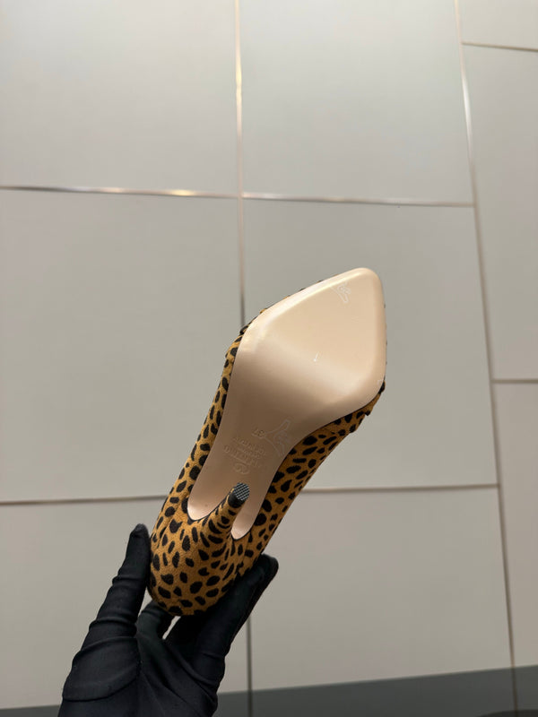 VT Panthea Pumps 105Mm Leopard Print Goatskin 630178