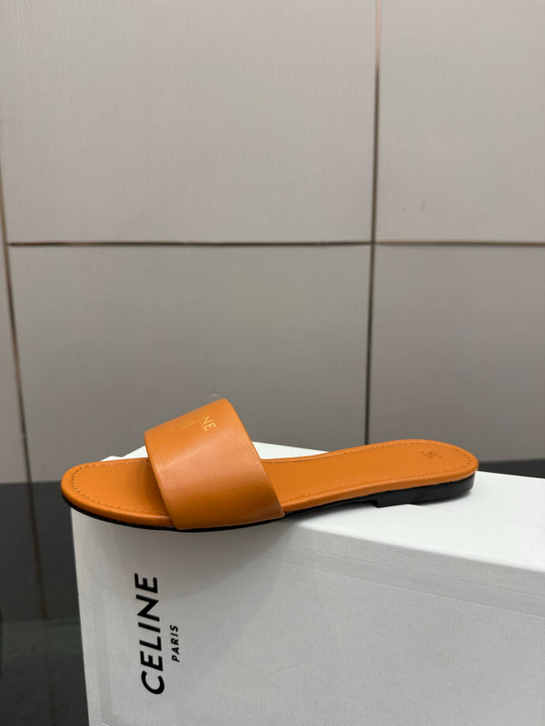 CL Coast Mule Cuir de veau orange 725654