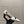 Slingback CC 26P 5 cm Cuir d'Agneau et Cuir Verni Blanc Noir 791606