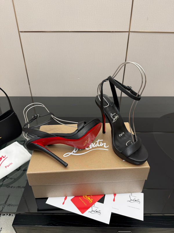 CL Miss Z Sandal 12cm Black Cowhide 828156