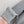 Miu Miu Fleece Jacket Zippered Grey Cotton 341877