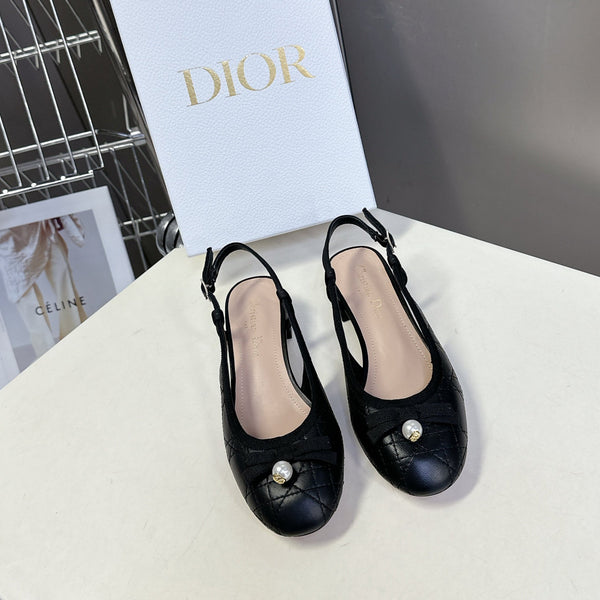 CD 25 Slingback Heel Black 307170