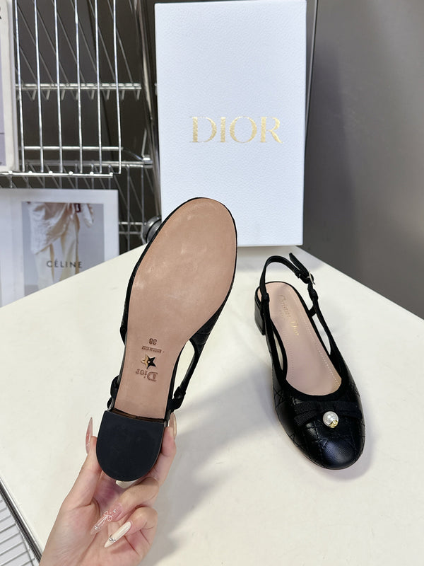CD 25 Slingback Heel Black 307170