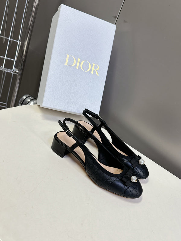 CD 25 Slingback Heel Black 307170
