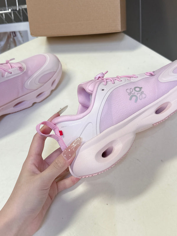 Loewe x On Cloudsolo Sneakers Pink Polyester and Mesh 536843