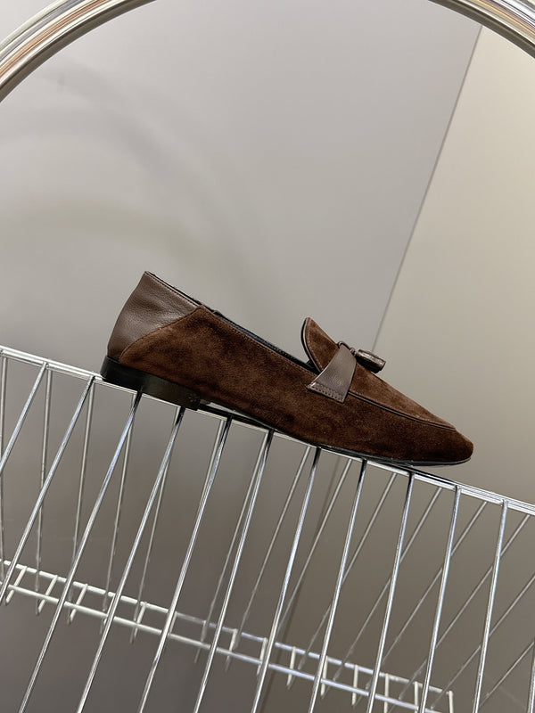 YSL 26s Loafer Dark Brown Leather 635582