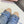 Miu 26s Loafer Mules Blue Ostrich Leather 794784