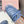 Miu 26s Loafer Mules Blue Ostrich Leather 794784