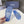 CC 26s Flat Slide Sandals Blue PVC Transparent 947930