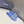 CC 26s Flat Slide Sandals Blue PVC Transparent 947930