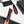 CC 25 Ballet Flat Large Logo Burgundy Quilted Calfskin