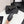 CC 25 Doubble Chain Embroidered Slippers Black Quilted Sheepskin 352490