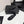 CC Crystal Logo Thong Sandal Black Sheepskin 352475
