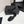 CC 25 Camellia Open Flat Mule Black Sheepskin 368847