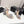 CC 25 Camellia Open Heel Sandals 90mm Grey Beige Sheepskin And Fabric 368817