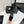 CC Block Slingback Black White Suede 743247