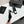 CC Block Slingback Black White Suede 743247