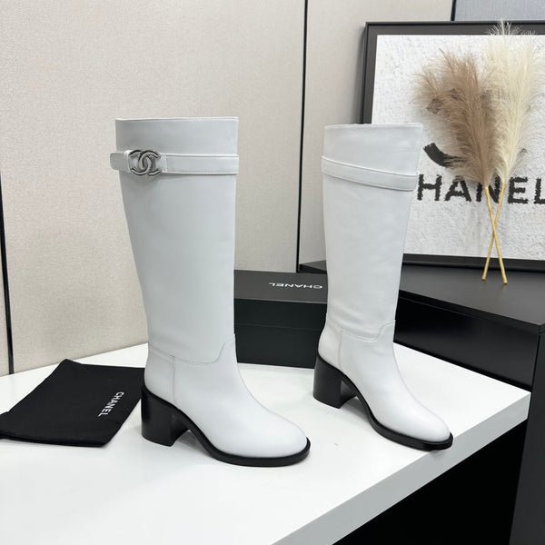 CC FW 2026 Long Boot White Cowhide 925681