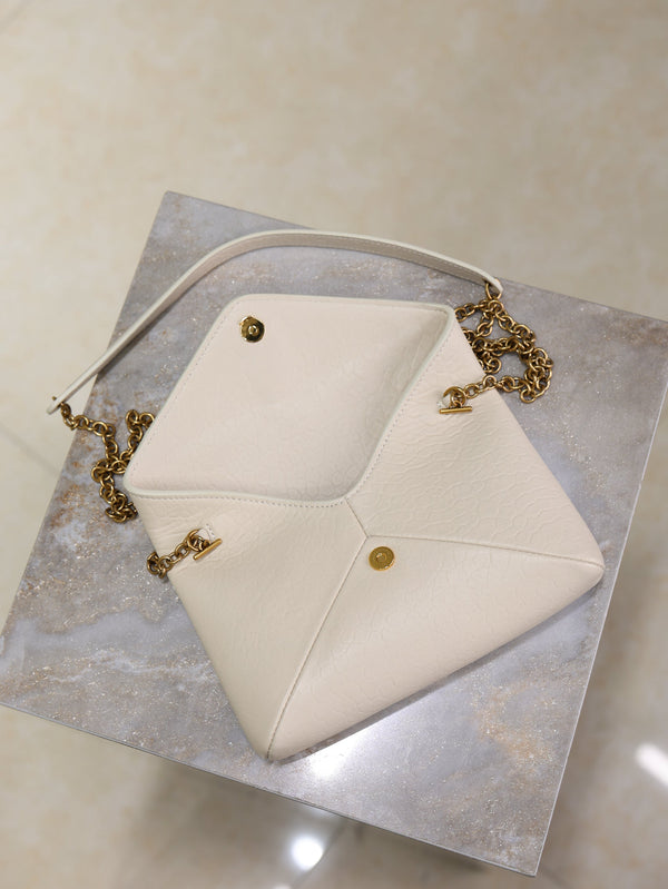 Calypso Bag 19cm White Elephant Leather