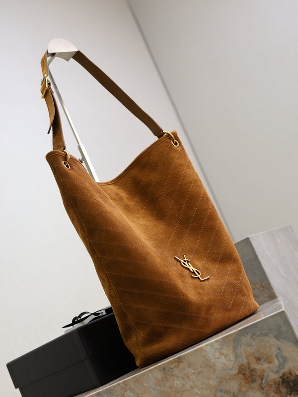 YSl Niki Souple Daim Marron