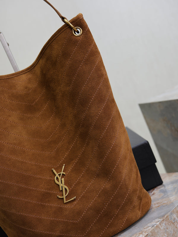 YSl Niki Souple Daim Marron