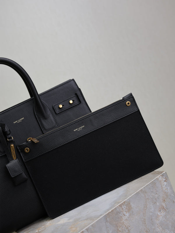 Sac De Jour Nano 32cm Black Cowhide GHW
