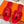 HM Oran Sandal Red Perforate Cowhide 294879