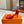 Sandali con tacco HM Joy 65mm in pelle di vacchetta rossa piatta 294928