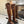 YSL 25 Over-the-Knee Martin Boot Brown Calfskin 520783