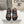 CELINE MAUD SANDAL WITH TRIOMPHE DEEP BROWN COWHIDE 236756