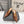 Alaia 25 Cube Wedge Mules Brown Silk Sheepskin 300083
