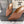 Alaia 25 Cube Wedge Mules Brown Silk Sheepskin 300083